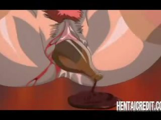 Hentai perempuan simpanan brutally menembusi