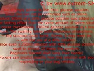 Instructions video scrotal saline infusion anglų tekstas ilgai