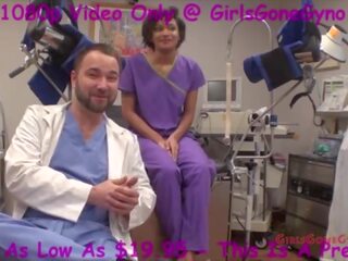 Ebony cutie Jackie Banes Examined By professor Tampa & Doctor Rose At GirlsGoneGyno&period;com