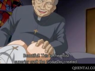Hentai nun fucking a hard up priest and cumming
