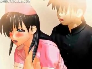 Hentai anime získavanie kurvička cvičené strieka všetko cez